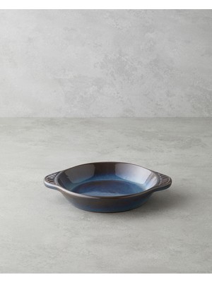 Lia Seramik Fırın Kabı 23,3X18,8X4 cm Mavi