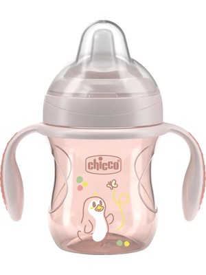 Pembe Yumuşak Uçlu 4+ Ay Bebek Alıştırma Bardağı