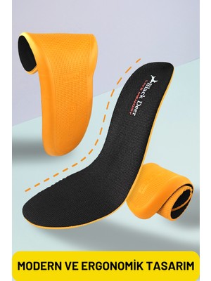 Black Deer Memory Live Yumuşak Ortopedik Tabanlık,Rahat Tabanlık,Konforlu Taban,Spor Tabanlık,Erkek,Kadın, SİYAH