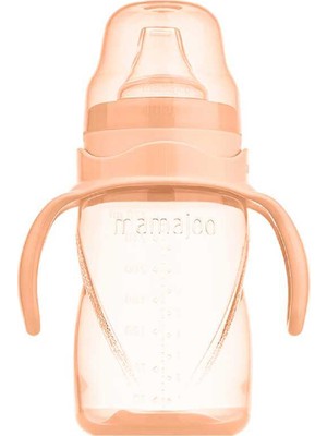 Powder Blush Turuncu Anti-Kolik Kulplu Eğitici Alıştırma Bardağı 270 ml