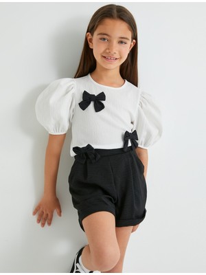 Koton Basic Beli Bağlamalı Cepli