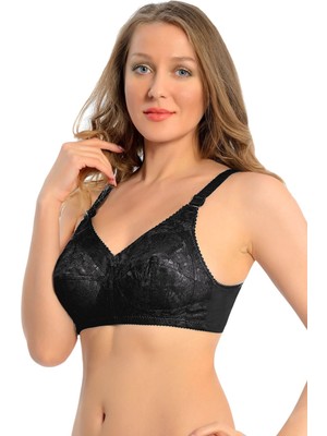 Siyah Dantelli Toparlayıcı Sütyen - 507