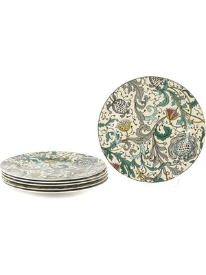 Mikasa Moor Turguoise 6lı Pasta Tabağı 20CM