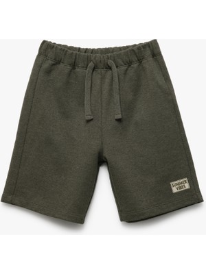 Koton Pamuklu Aplike Detaylı Beli Bağlamalı Şort