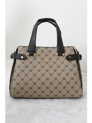 Armine Noktalı Çanta Vizon