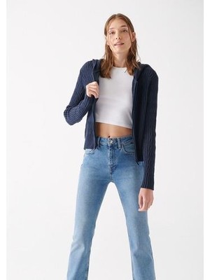 Mavi Kadın Fermuarlı Lacivert Hırka 1710109-70488