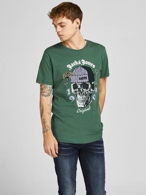 Jack & Jones Erkek Baskılı Tişört 12205684