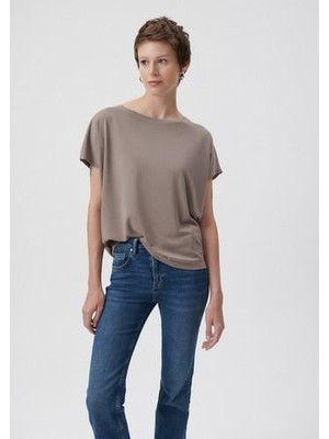 Mavi Lux Touch Mor Modal Tişört 167245-70608