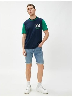 Koton Kot Şort Katlı Paça Detaylı Düğmeli