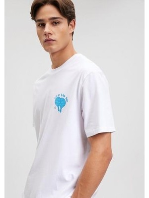 Mavi Fun In The Sun Baskılı Beyazt-Shirt0612061-620