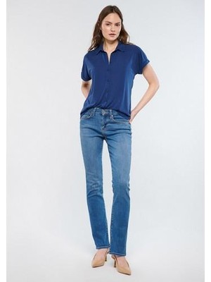 Mavi Mona Gold Klasik Gölgeli Indigo Mavisi Jean Pantolon 1049784195