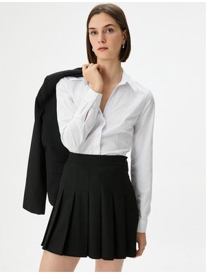 Koton Slim Fit Gömlek Uzun Kollu Düğmeli