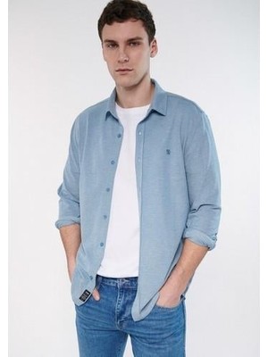 Mavi Örme Gömlek 0210294-34713