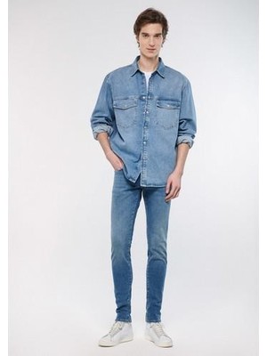 Mavi Erkek James Otantik Puslu Pro Edition Jean Pantolon 0042484122