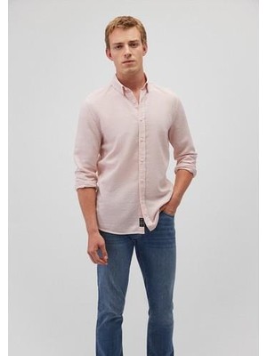 Mavi Pembe Gömlek 020579-71042