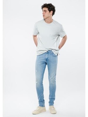 Mavi Erkek James Açık Yırtıklı Mavi Premium Jean Pantolon 0042480968