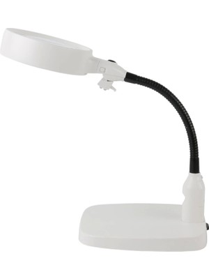 Masaüstü 10X LED Işıklı Büyüteç Okuma El Sanatları Onarım Büyüteç 7765