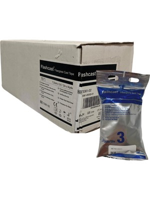 Flashcast - Sentetik Alçılı Sargı 7.5 cm x 360 cm - 3" - 10 Adet