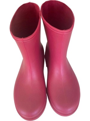 Bahçe ve Yağmur Renkli Çocuk Çizmesi 26-35 Pembe