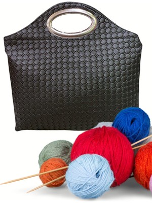 Papuç Sepeti 4393 Kadın Iki Gözlü Anne El Işi Çantası