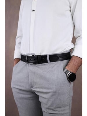 Papuç Sepeti 4400 Erkek Kot & Kumaş Kemeri