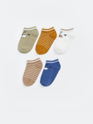 Lcw Baby  Erkek Bebek Patik Çorap 5'li Paket  (S5)