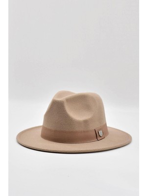 Kadın Taba Şapka Trend Fötr Kovboy Fedora Şapka