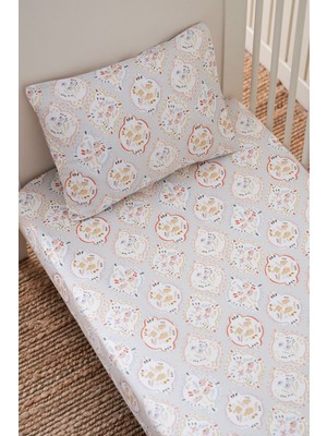 Collection Organik Bebek  Lastikli Çarşaf (90X190+20) Çiçekli