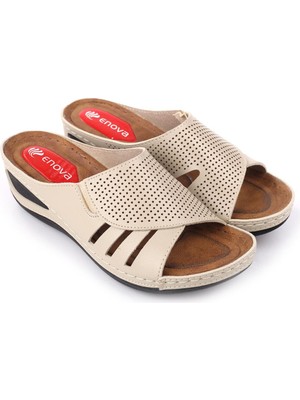 Papuç Sepeti 4743 Kadın Rahat Taban Ortopedik Günlük Terlik