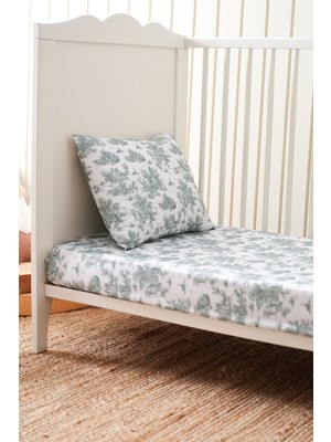 Collection Organik Bebek  Lastikli Çarşaf (90X190+20) Toile De Jouy