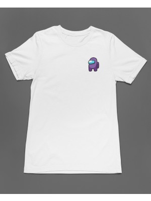 Bumeta Mini Imposter Mor Mürettebat Among Us Unisex Tişört T-Shirt