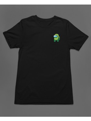 Bumeta Mini Imposter Yeşil Mürettebat Among Us Unisex Tişört T-Shirt