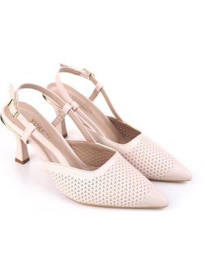 Papuç Sepeti 4706 Kadın 8 cm Topuklu Ayakkabı