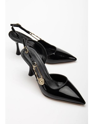 Papuç Sepeti MÇ025 Kadın Klasik 8,5 cm Topuklu Ayakkabı