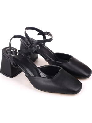 Papuç Sepeti SB-100 Kadın Klasik 7 cm Topuklu Kadın Ayakkabı