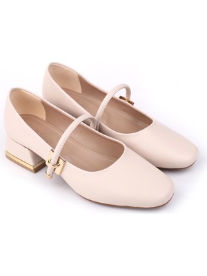 Papuç Sepeti 4772 Kadın 3,5 cm Topuklu Günlük Rahat Ayakkabı