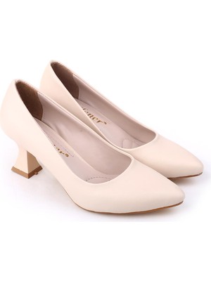 Papuç Sepeti 801 Kadın 6 cm Topuklu Klasik Ayakkabı