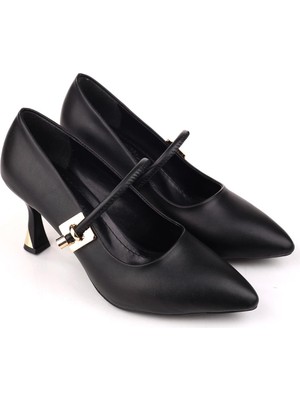 Papuç Sepeti 4771 Kadın 7,5 cm Topuklu Rahat Ayakkabı