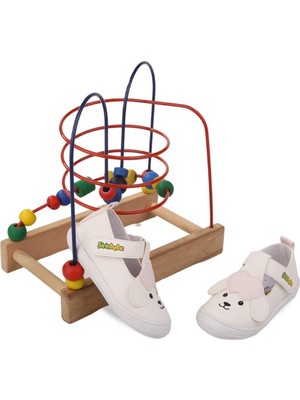 Papuç Sepeti - Şrbb 4798 Kız Bebek Ortopedik Ilk Adım Ayakkabısı