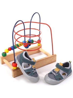 Papuç Sepeti - Arzn 4828 Erkek Bebek Ortopedik Ilk Adım Ayakkabısı