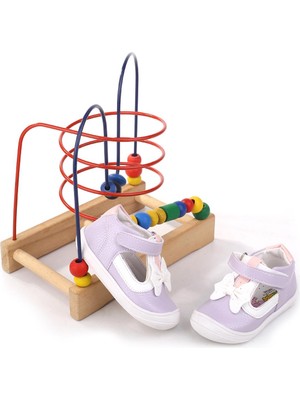 Papuç Sepeti - Şrbb 4796 Kız Bebek Ortopedik Ilk Adım Ayakkabısı