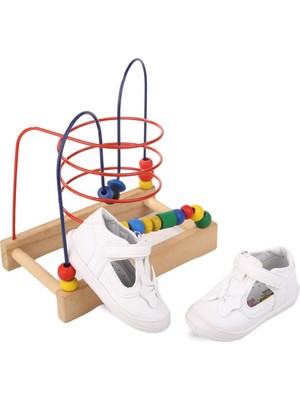 Papuç Sepeti - Şrbb 4796 Kız Bebek Ortopedik Ilk Adım Ayakkabısı