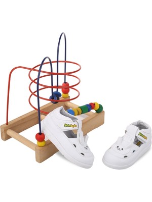 Papuç Sepeti - Şrbb 4795 Kız Bebek Ortopedik Ilk Adım Ayakkabısı