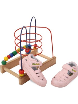 Papuç Sepeti - Şrbb 4797 Kız Bebek Ortopedik Ilk Adım Ayakkabısı