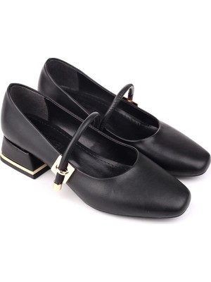 Papuç Sepeti 4772 Kadın 3,5 cm Topuklu Günlük Rahat Ayakkabı