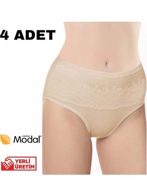 Belinay 4 Adet 0193 Yüksek Bel Toparlayıcı Kadın Külot