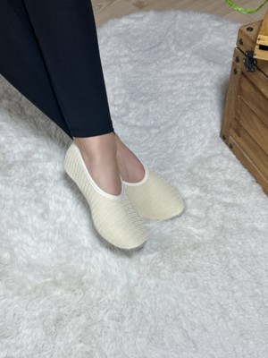 Unisex Basic Ev Patiği Ev Babeti Hava Alan Tasarım Kaydırmaz Taban Esnek Yapı