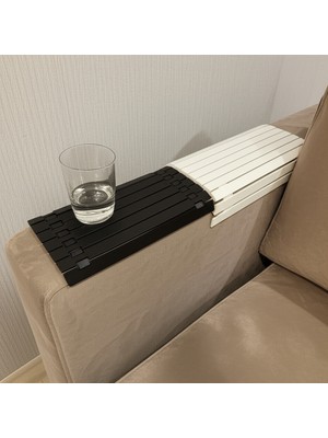 Katlanabilir Koltuk Bardak Altlığı – Kolçak Üstü Içecek Tutucu Organizer Sehpa (19,5X18 Cm)