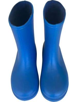 Bahçe ve Yağmur Renkli Çocuk Çizmesi 26-35 Mavi