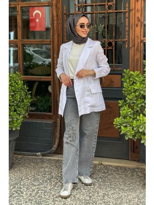 Venöve Emily Pantolon 25SSPNT0020 Gri